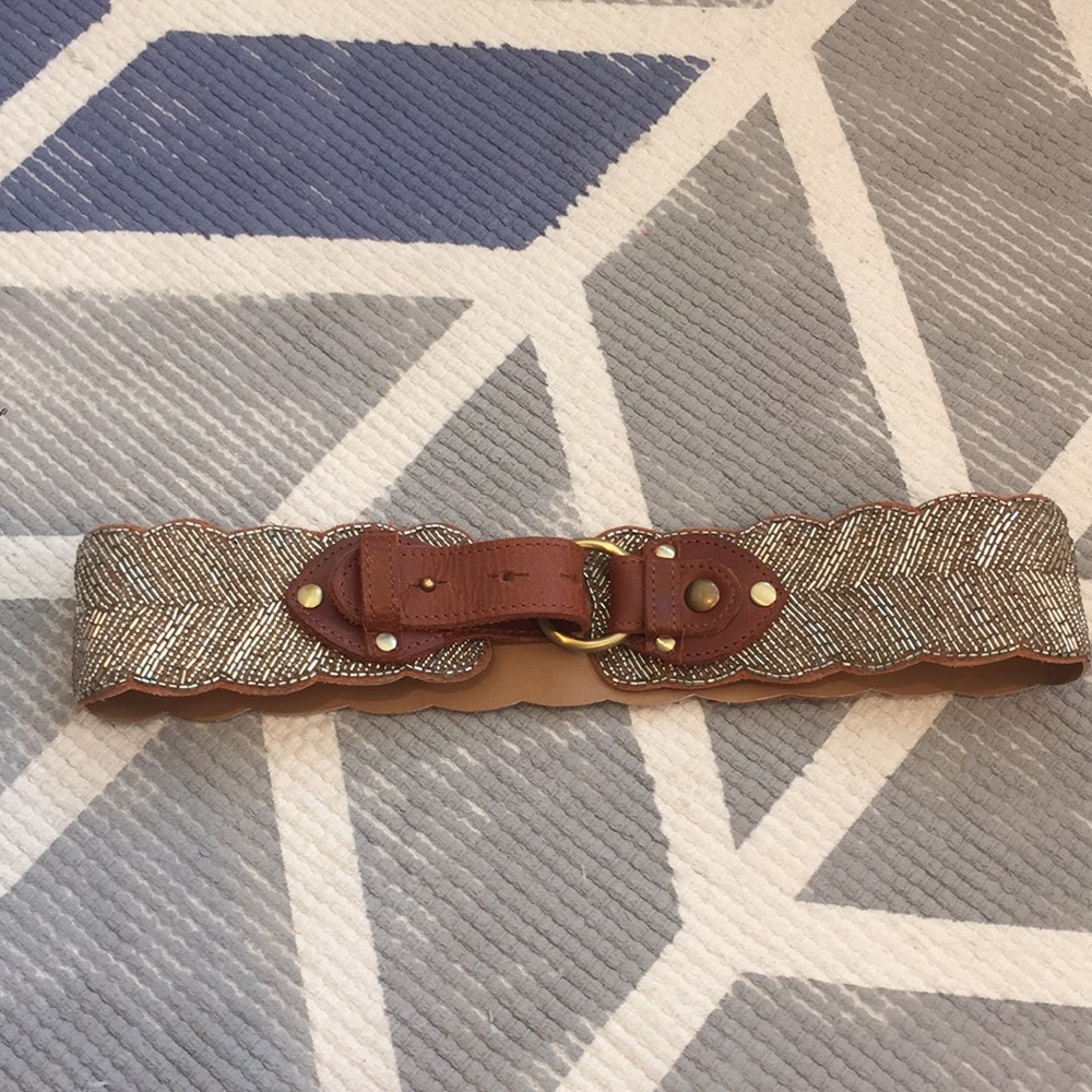 Anthropologie beaded belt